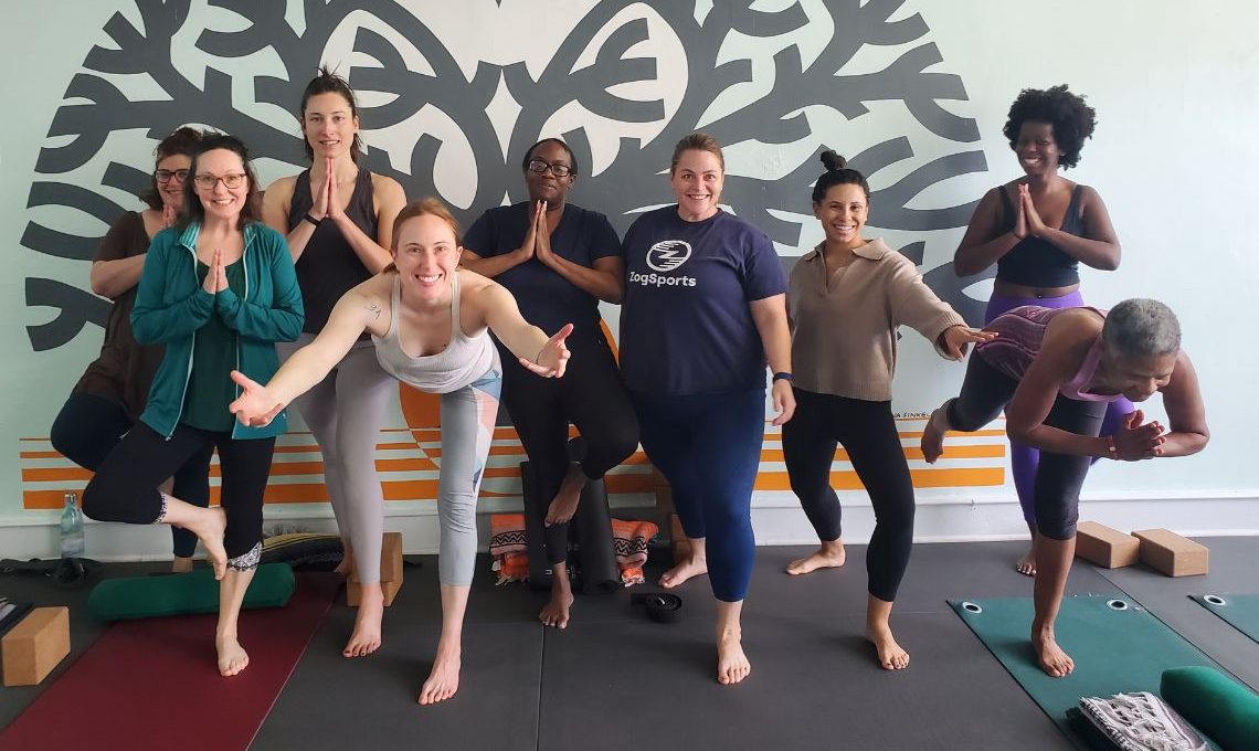 JLOEB Members at a Yoga Social Event